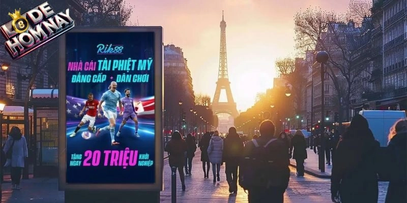 Billboard Rik88 xuất hiện tại nhiều quốc gia